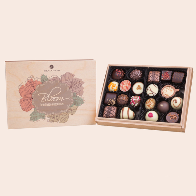 ChocoBloom Premiere Midi - 20 handgefertigte Pralinen