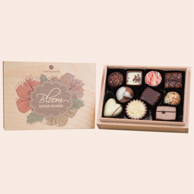 ChocoBloom Premiere Mini - 10 handgefertigte Pralinen