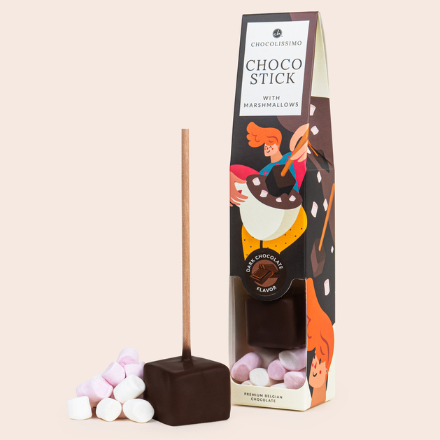 Xmas ChocoStick Zartbitter - Trinkschokolade am Stiehl