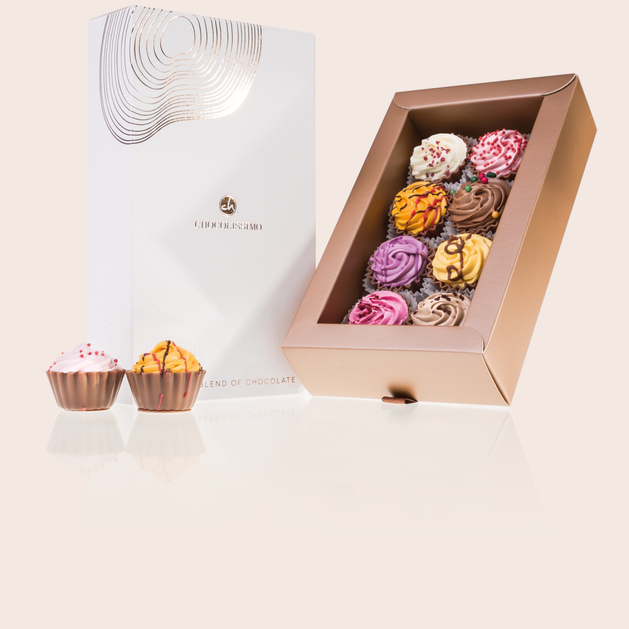 Xmas Cupcakes 8 - Cupcake-Pralinen zu Weihnachten