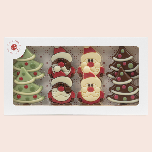 XMas Time - 8 Schoko-Täfelchen zu Weihnachten