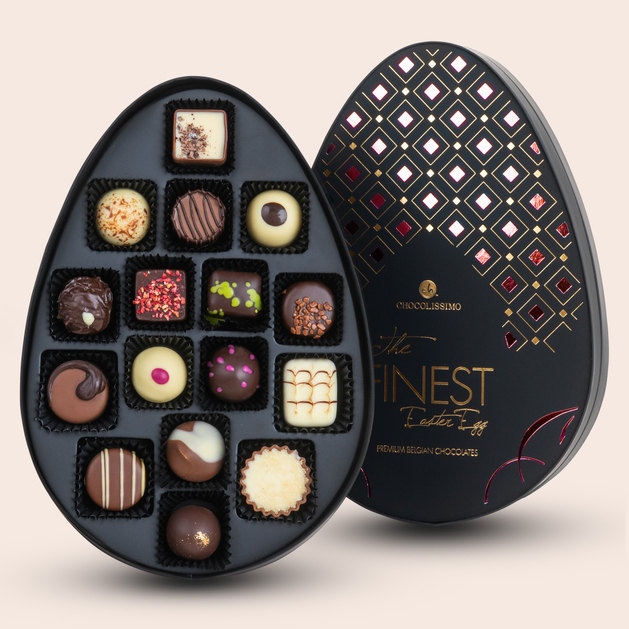 The Finest Easter Egg - Red - 19 Schoko-Ostereier in eleganter Verpackung