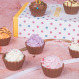 6 Cupcake-Pralinen - Bunt