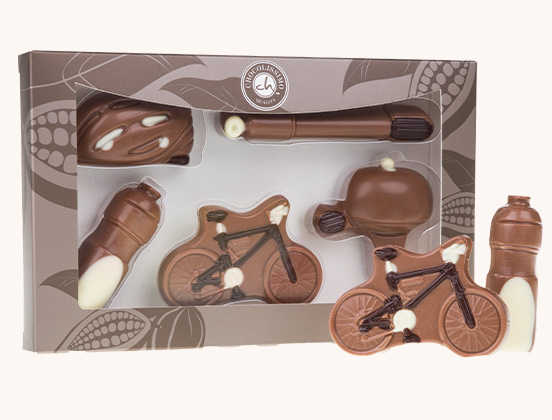 Einzigartige Merkmale des Schokoladenfahrrad-Kits