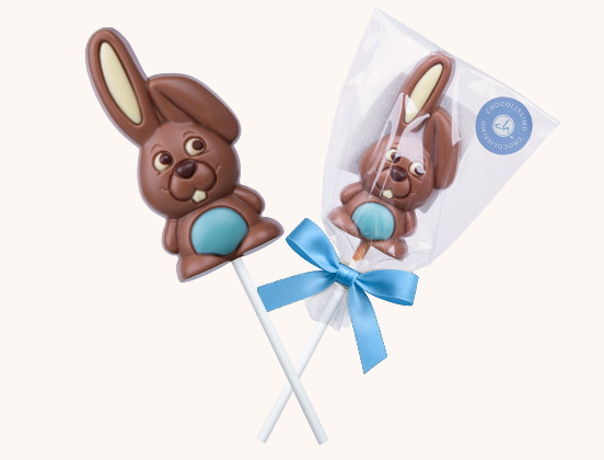 Besondere Merkmale des blauen Schokoladenhasen