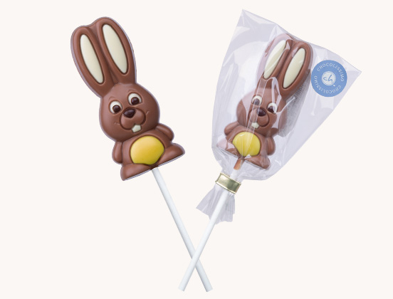Besondere Merkmale des gelben Schokoladenhasen