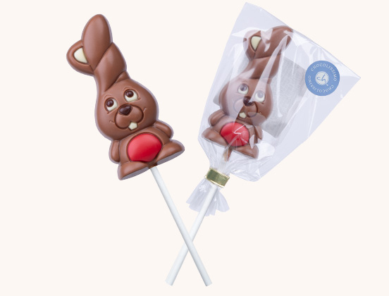 Besondere Merkmale des roten Schokoladenhasen