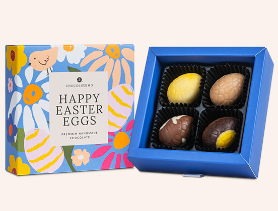 Besondere Merkmale der Pralinen in Oster-Ei-Form