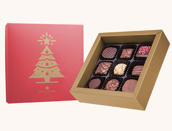 Einzigartige Merkmale des Weihnachtspralinen-Sets