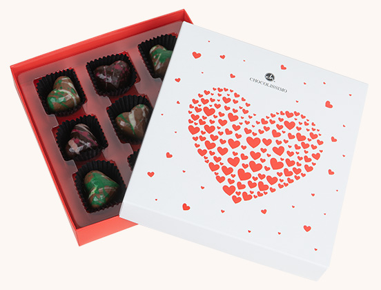 Einzigartige Merkmale der Weihnachtspralinenschachtel