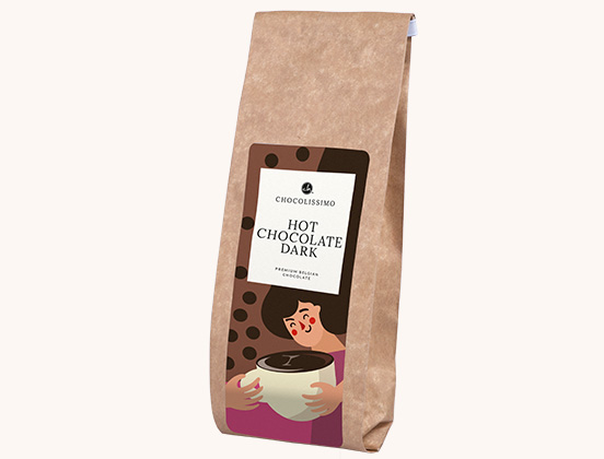 Einzigartige Eigenschaften von dunklen Schokoladendrops