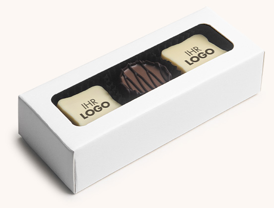 Einzigartige Eigenschaften von Schokoladenpralinen in einer personalisierten Schachtel für Unternehmen