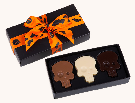 Einzigartige Eigenschaften des Schokoladen-Halloween-Totenkopf-Sets