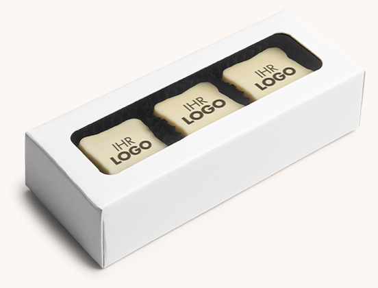 Einzigartige Eigenschaften von Schokoladenpralinen in einer personalisierten Schachtel für Unternehmen