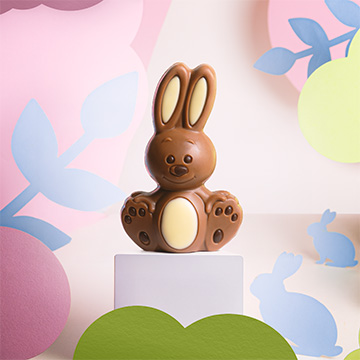 Osterhase in belgischer Schokolade