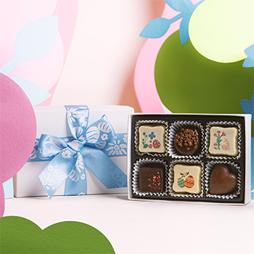 Pralinen-Set mit Ostermotiv