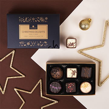 6 Weihnachtspralinen