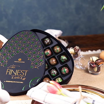 Dubai Art Pralinen mit Dubai-Füllung zu Ostern