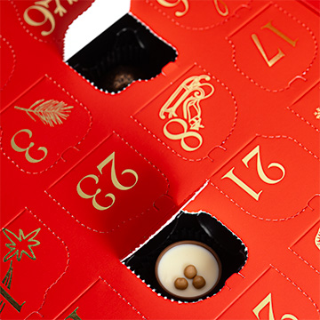 Edler roter Adventskalender