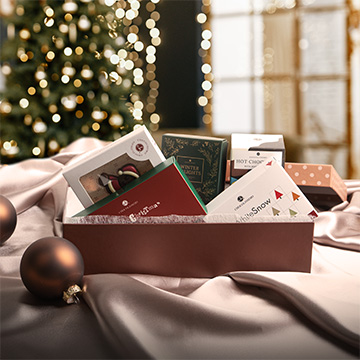 ein Set Pralinen f&uuml;r Kinder als Weihnachtsgeschenk