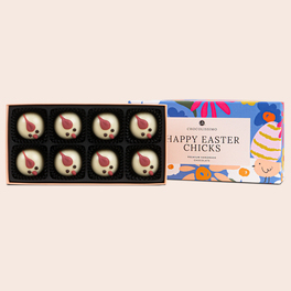 8 Happy Easter Chicks - Pralinen