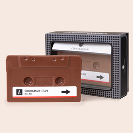 Kassette aus Schokolade
