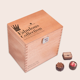 Fabulous - Mix - 40 Pralinen in einem Holzkästchen