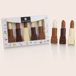 Lippenstift aus schokolade