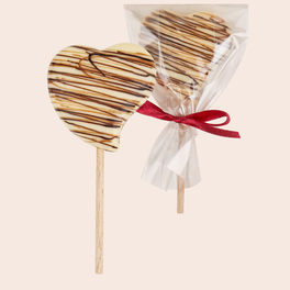 Lollipop 'Weißes Herz'