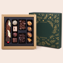 Winter Set Mini - Set aus Pralinen und Schokoladen