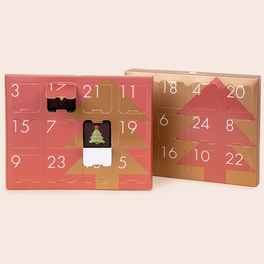 Tisch-Adventskalender Tricolor
