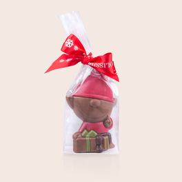 Weihnachtliche Elfe aus Schokolade