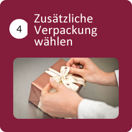 Zusätzliche Verpackung wählen